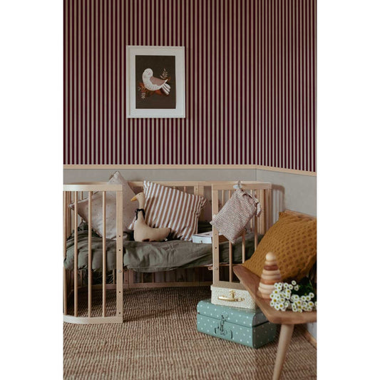 Maya Stripes Wallpaper - Brown And Beige