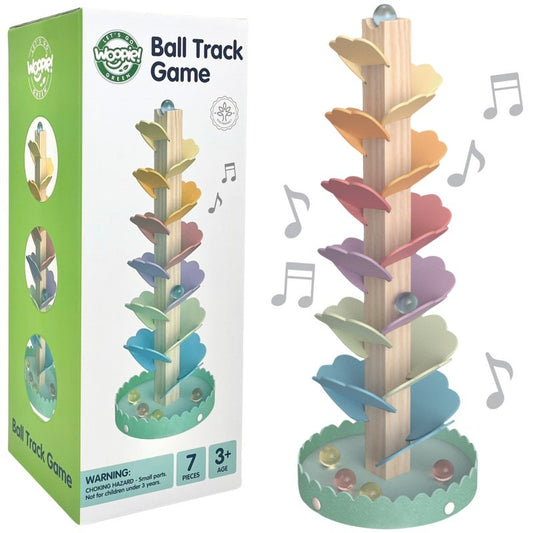 Musical Rainbow Wooden Ball Track