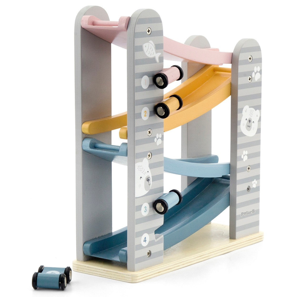 Wooden Slide For Cars