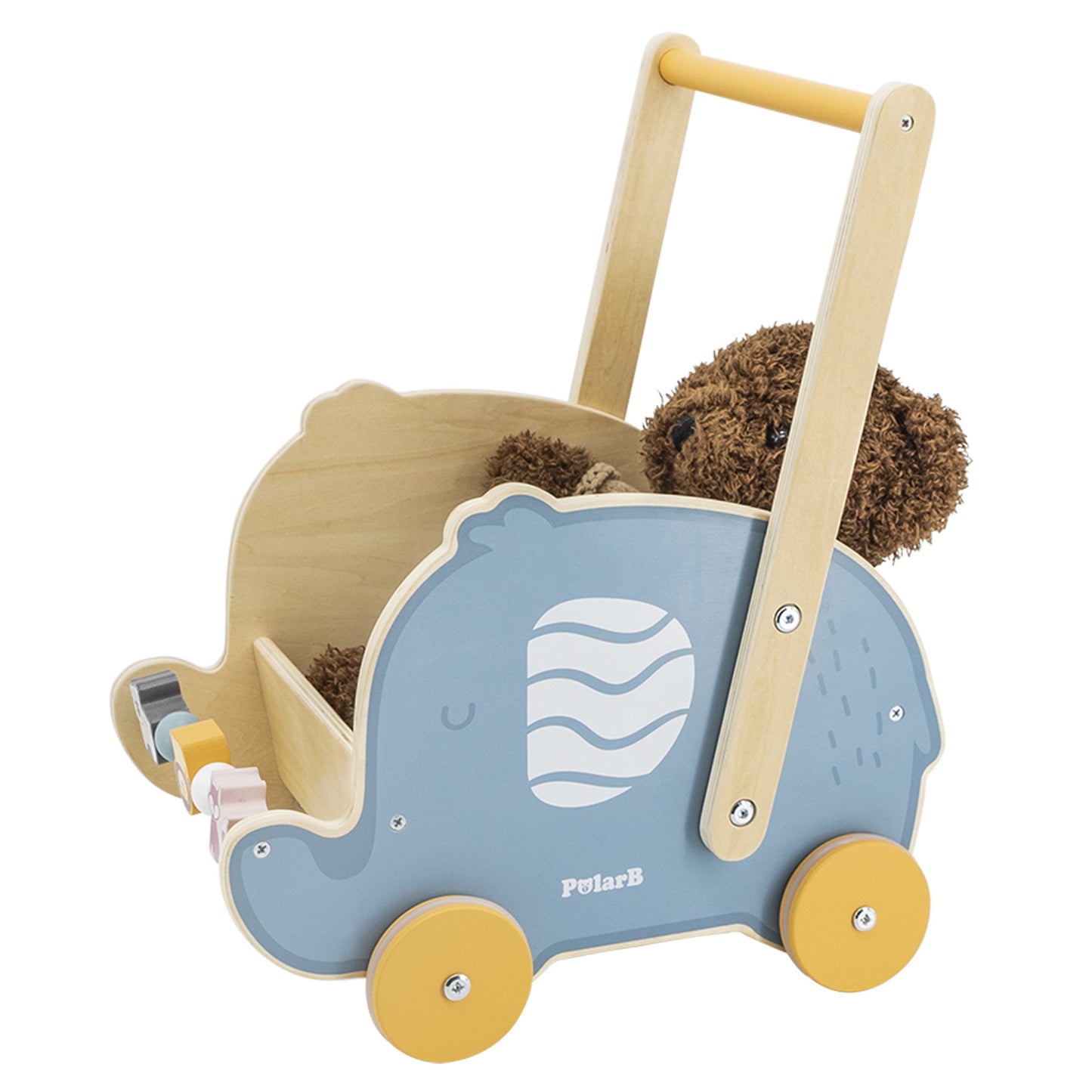 Wooden Stroller Walker 2in1