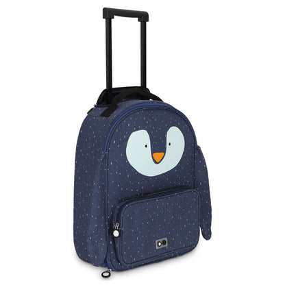Water-Repellent Travel Trolley for Kids - Mr Penguin
