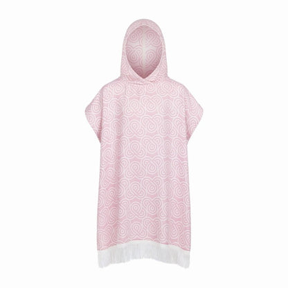 Bamboo Kids Bath Poncho - Rose