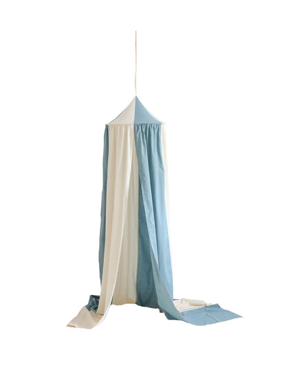 Organic Cotton and Linen Canopy - Blue Circus