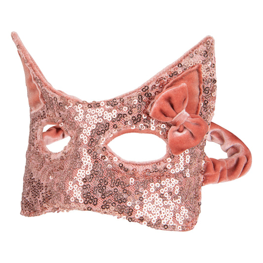 Cat Mask - Pink Sequins