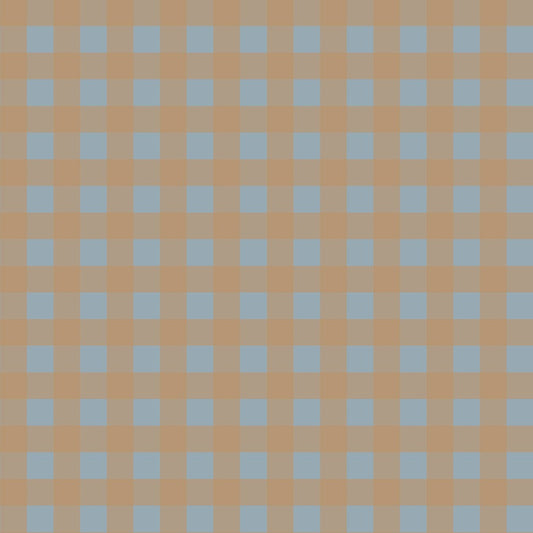Check Minimini Brown Blue Wallpaper