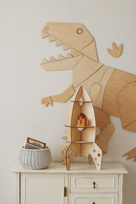 Dinosaur T-Rex – Wooden Wall Decoration