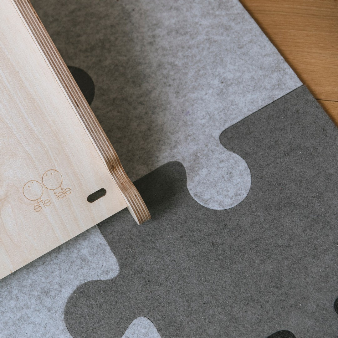 4-piece Felt Puzzle Playmat - Add-on for Climbing Toys