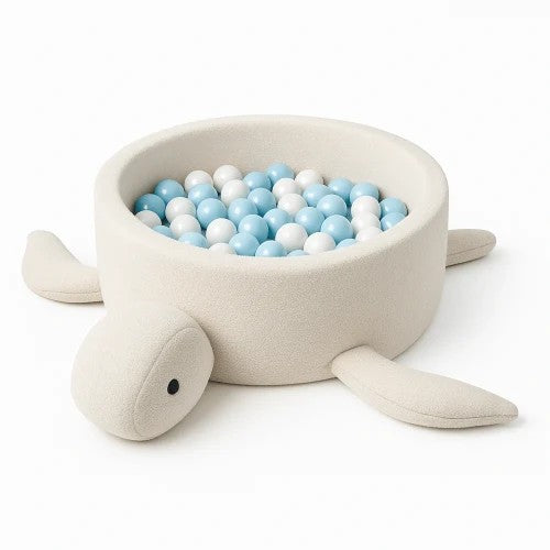 Foam Baby Ball Pit - Turtle Boucle