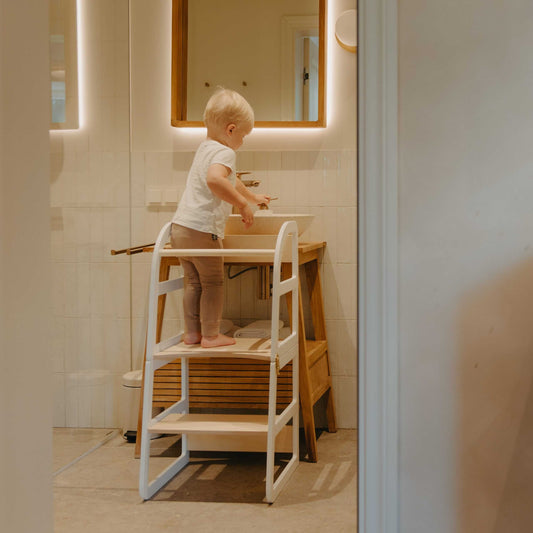 Transformable Kitchen Tower, Convertible 2-in-1