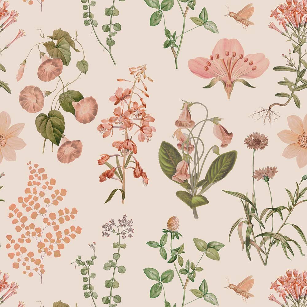 Herbs And Flowers Wallpaper