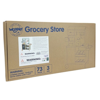 Large Multifunctional Wooden Food Truck Stand, 73 pcs