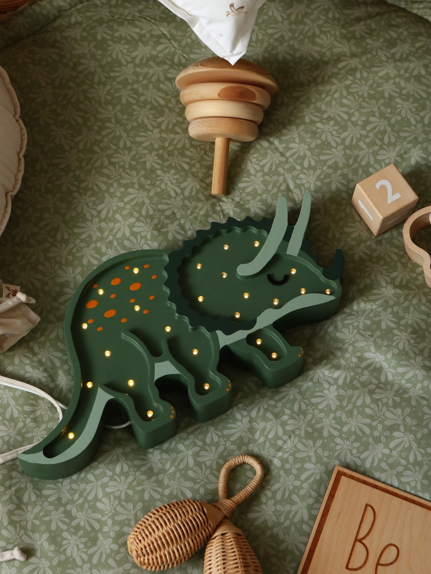 Little Lights Dino Triceratops Lamp