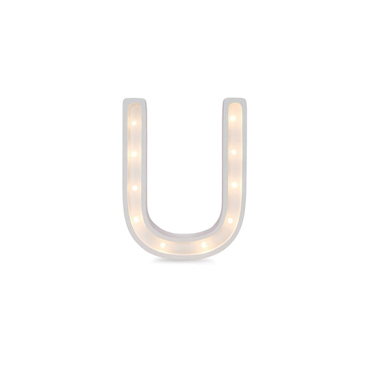 Little Lights Letter Lamp - U