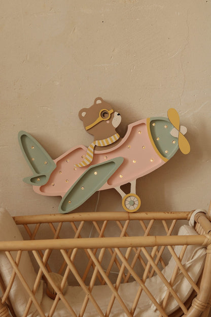 Little Lights Vintage Aircraft Lamp