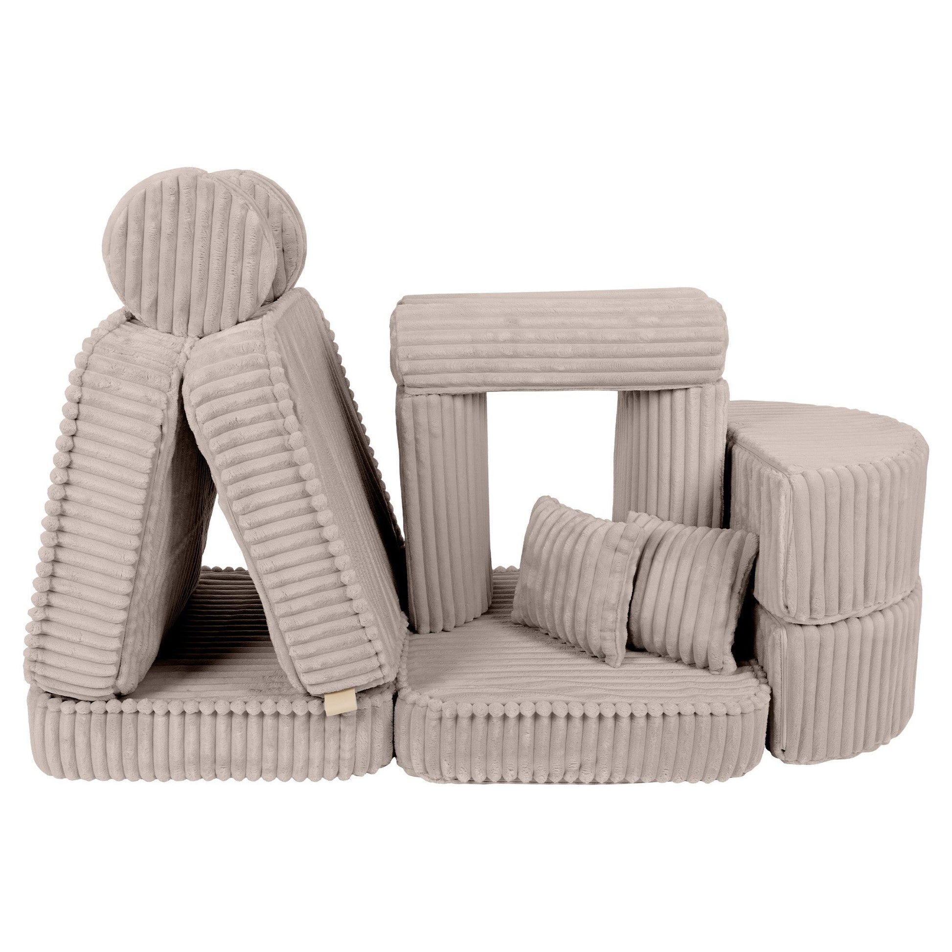 Medium Modular Sofa for Kids - Churros Beige Plus
