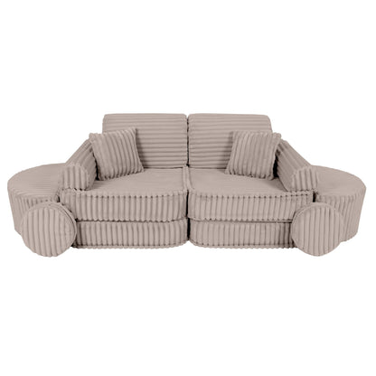 Medium Modular Sofa for Kids - Churros Beige Plus