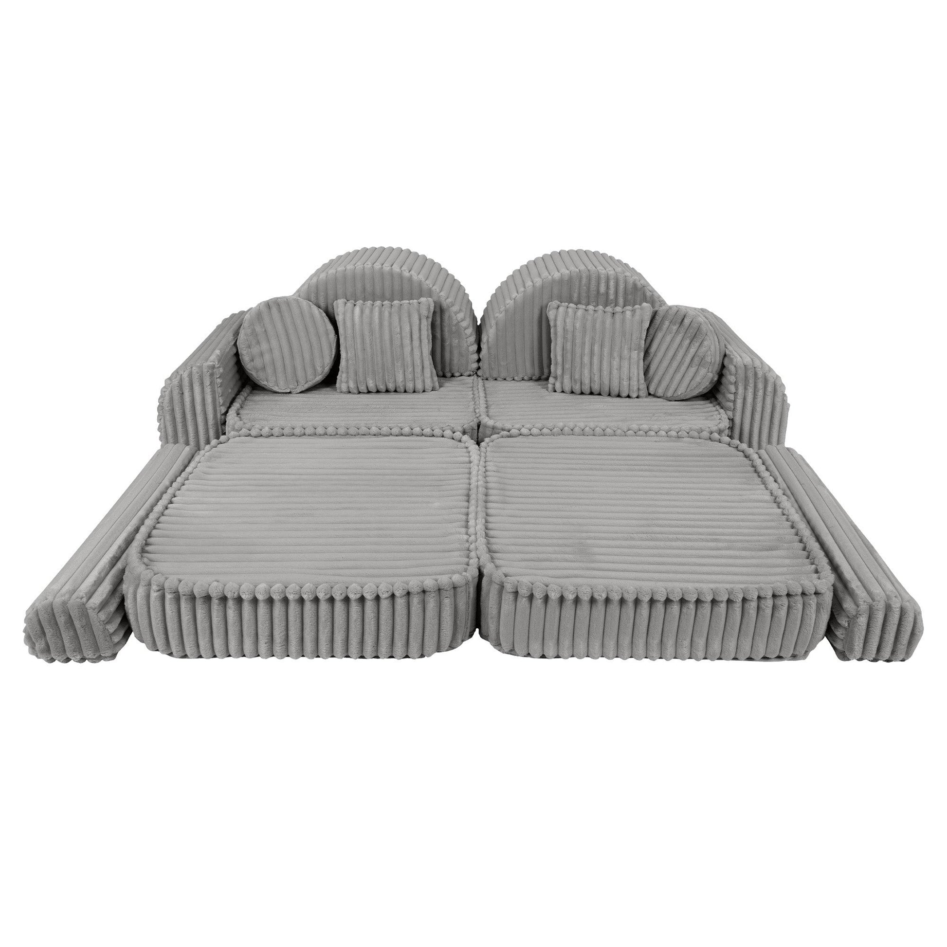 Medium Modular Sofa for Kids - Churros Moon Grey Plus