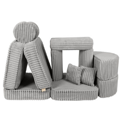 Medium Modular Sofa for Kids - Churros Moon Grey Plus