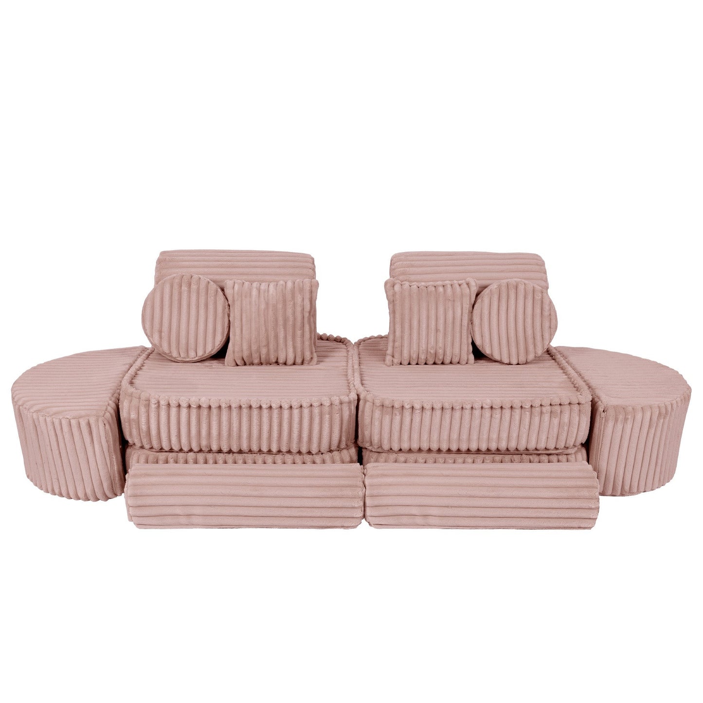 Medium Modular Sofa for Kids - Churros Pink Plus