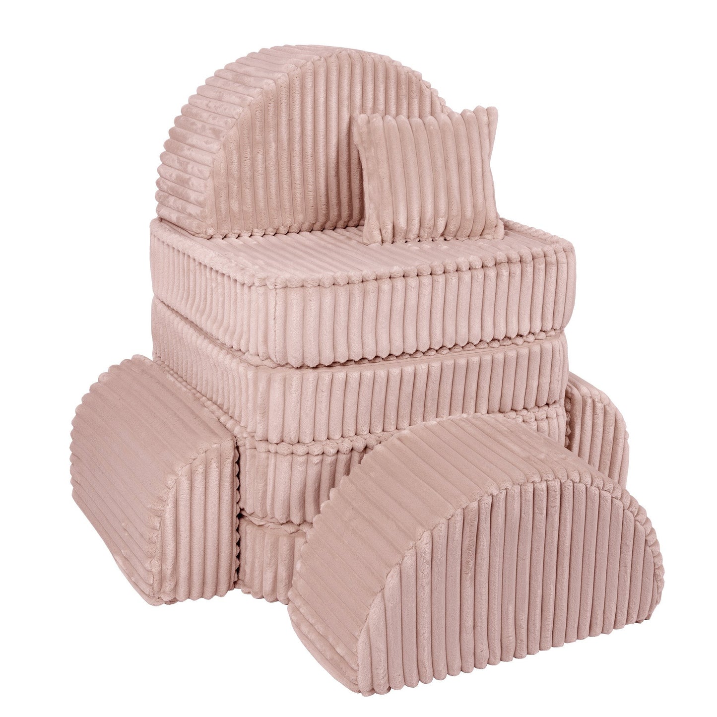 Medium Modular Sofa for Kids - Churros Pink Plus