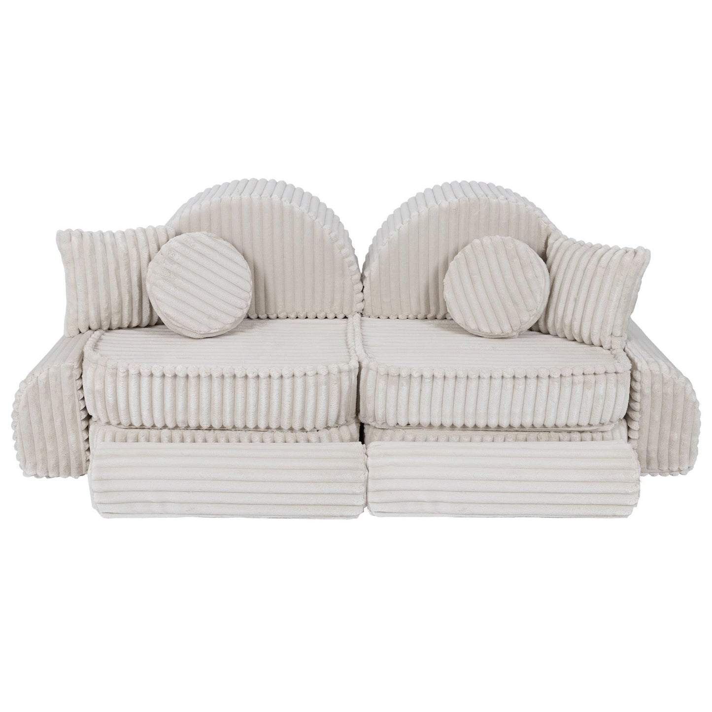 Medium Modular Sofa for Kids - Churros White Plus