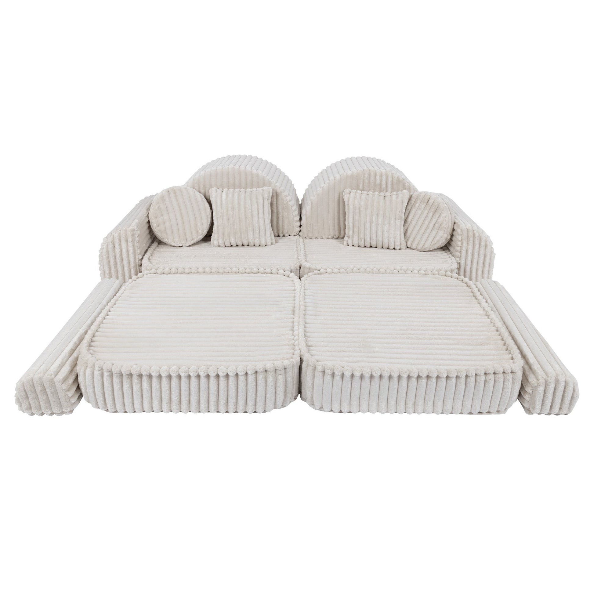 Medium Modular Sofa for Kids - Churros White Plus