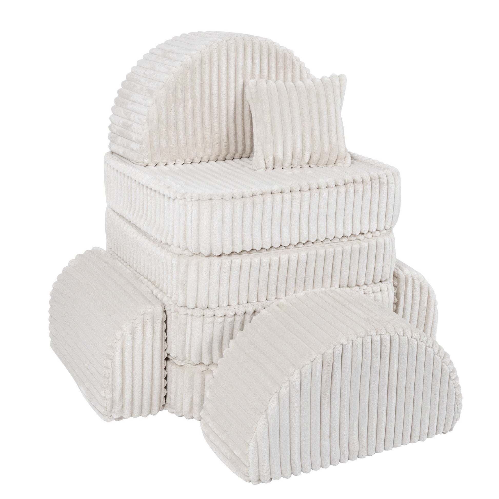 Medium Modular Sofa for Kids - Churros White Plus