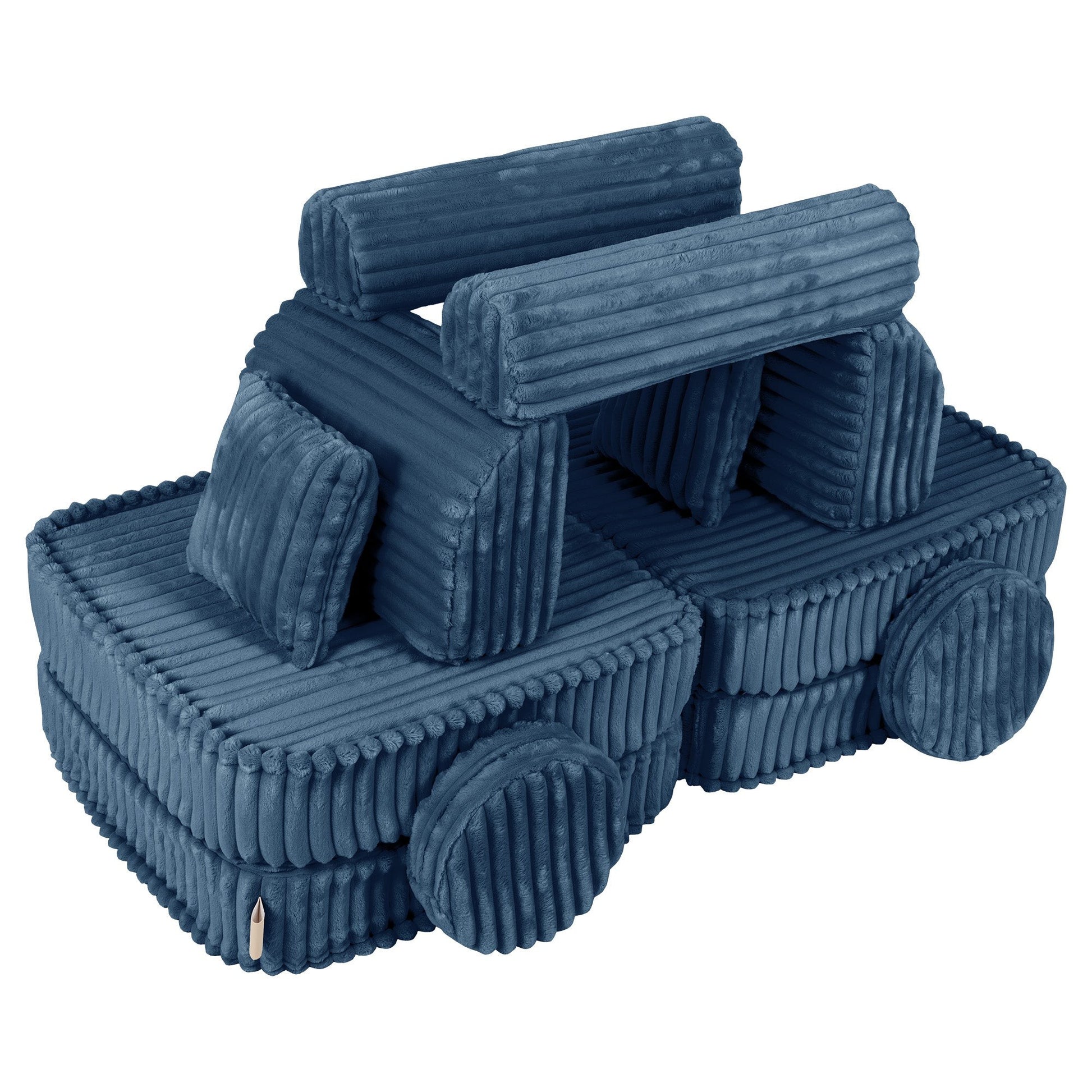 Medium Modular Sofa for Kids - Churros Blue