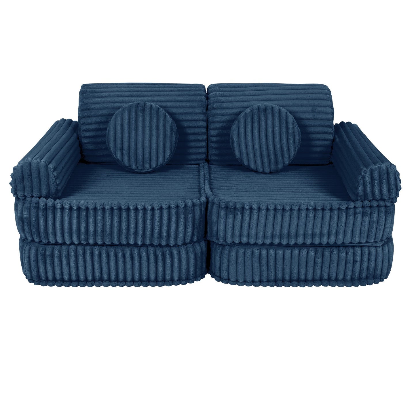 Medium Modular Sofa for Kids - Churros Blue