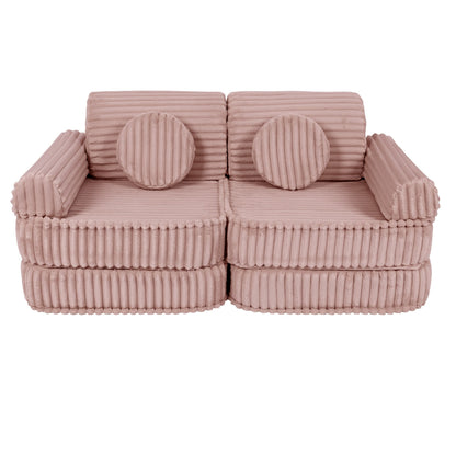 Medium Modular Sofa for Kids - Churros Pink