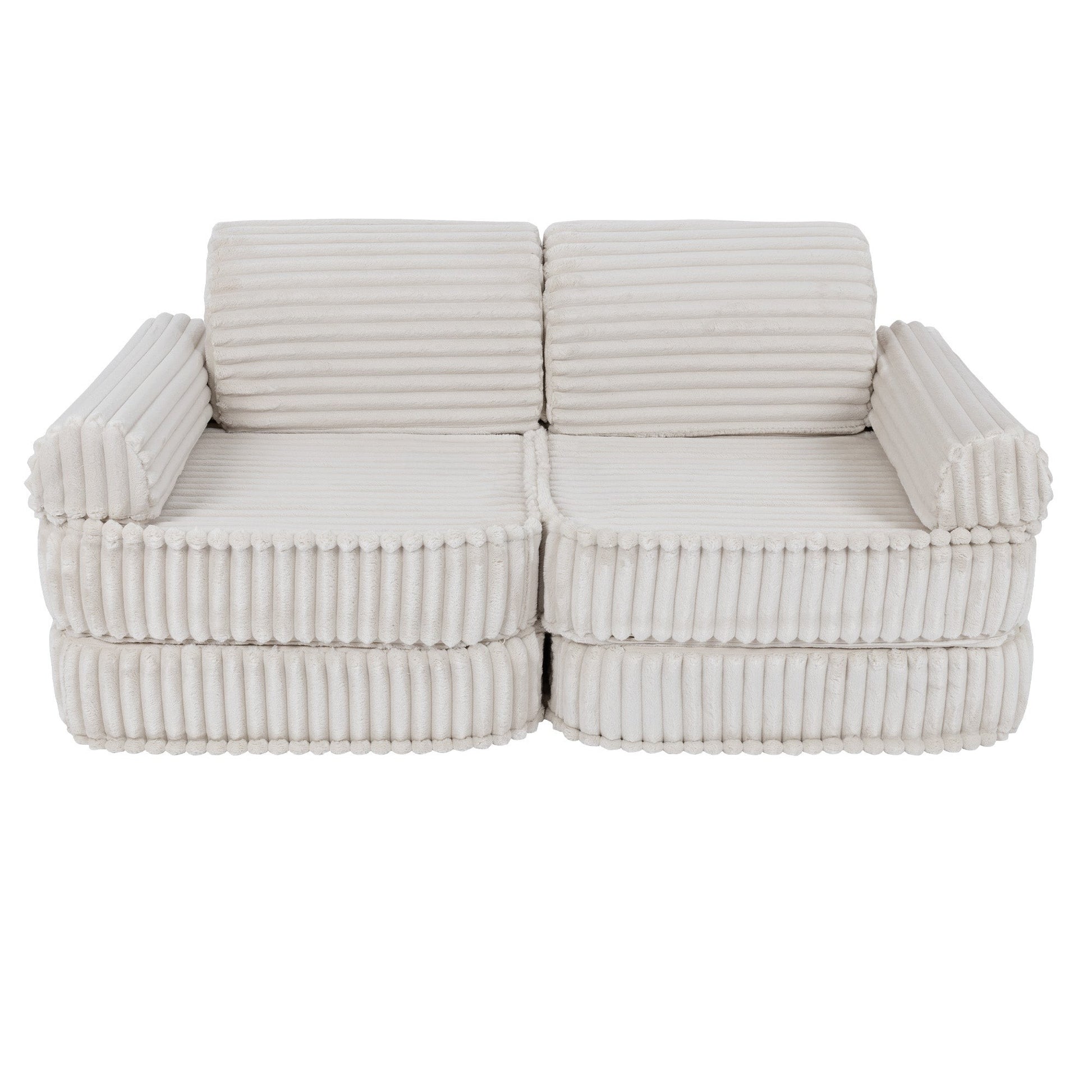 Medium Modular Sofa for Kids - Churros White
