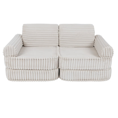 Medium Modular Sofa for Kids - Churros White