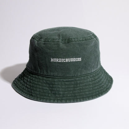 Moomin Classics Washed Denim Bucket Hat - Green