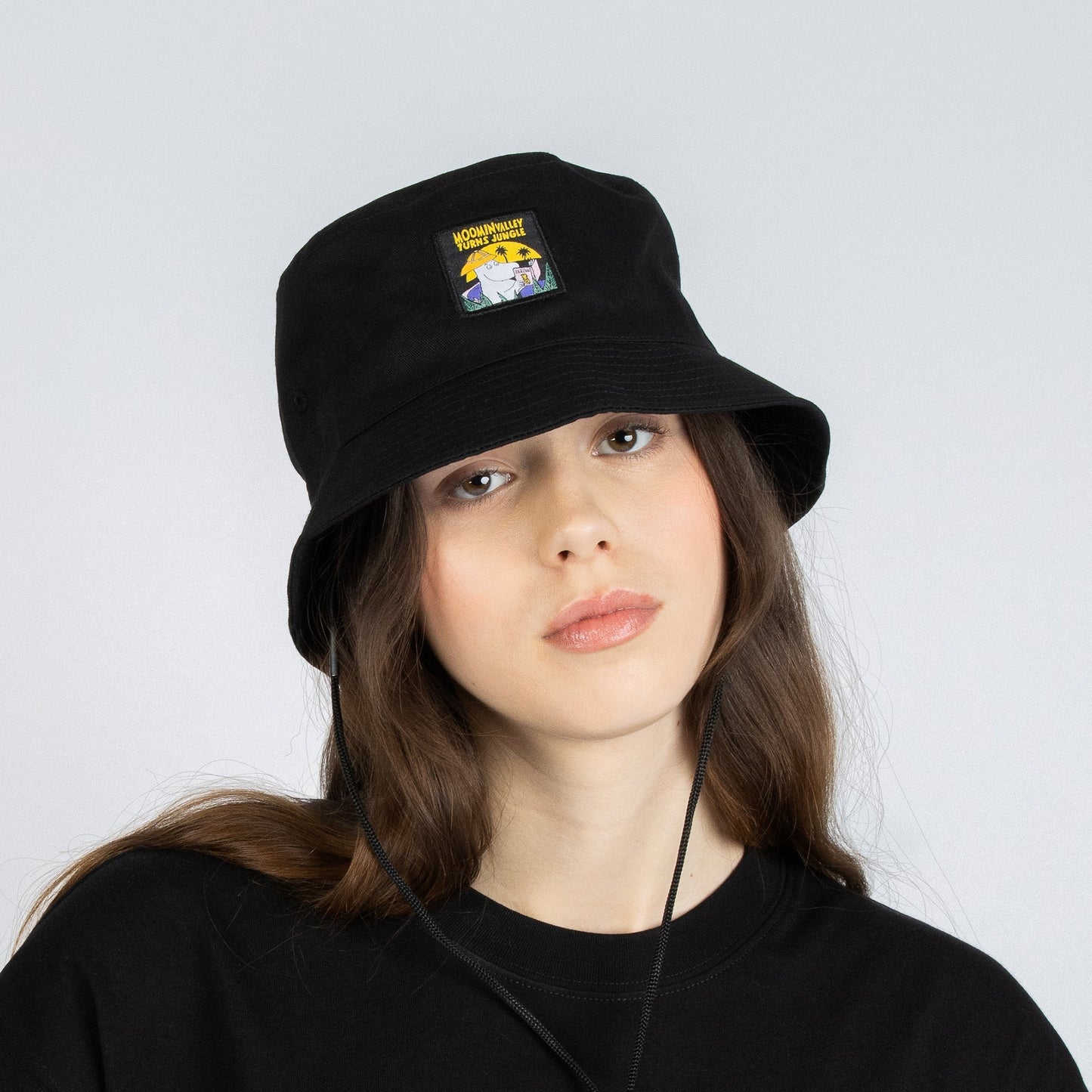 Moomin Jungle Adult Bucket Hat - Black