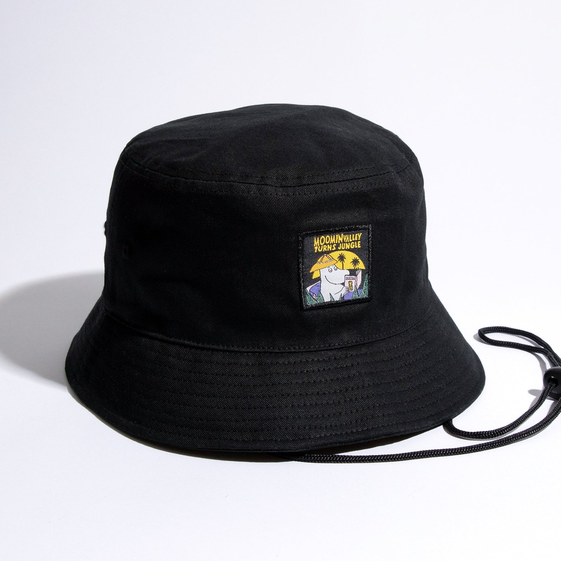Moomin Jungle Adult Bucket Hat - Black