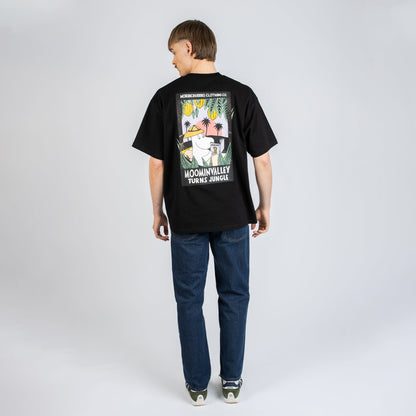 Moomin Jungle Heavy Unisex T-shirt - Black