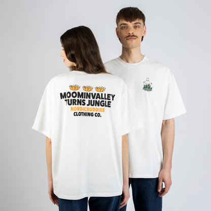 Moomin Jungle Heavy Unisex T-shirt - White