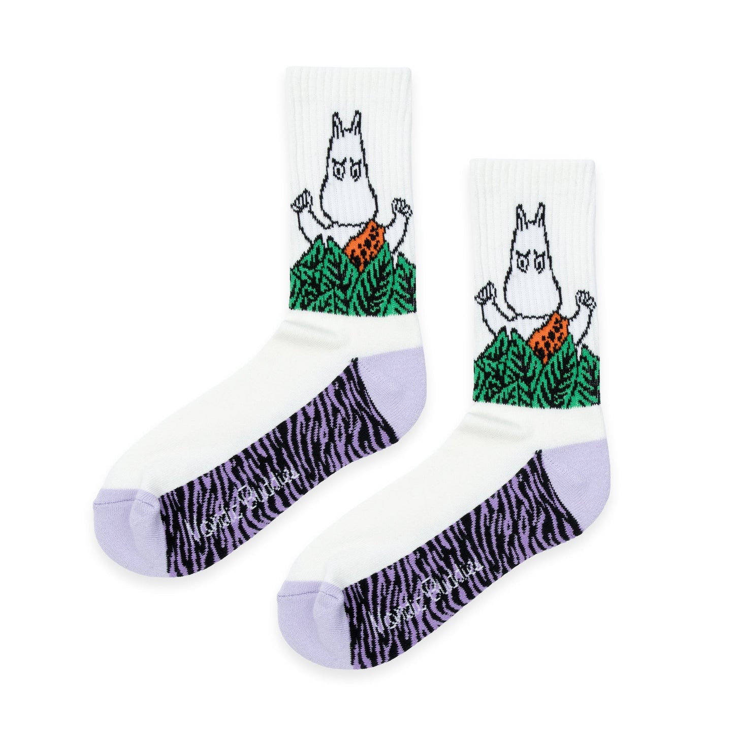 Moomin Jungle Women's Retro Socks - White