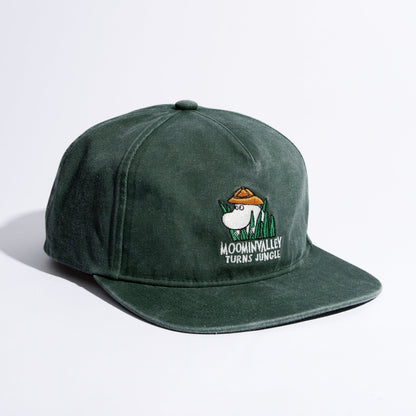 Moomin Washed Denim Adult Cap - Denim Green