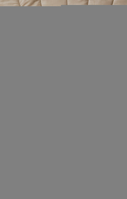 Organic Cotton and Velvet Shell Playmat - Beige