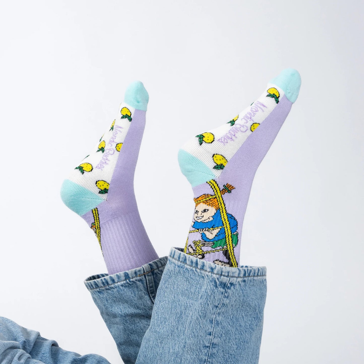 Pippi and the Ladders Panel Socks For Women