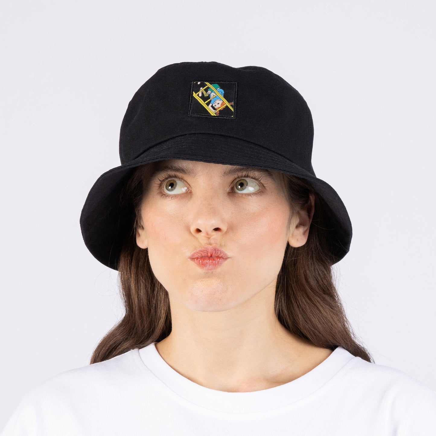 Pippi Longstocking Bucket Hat - Black