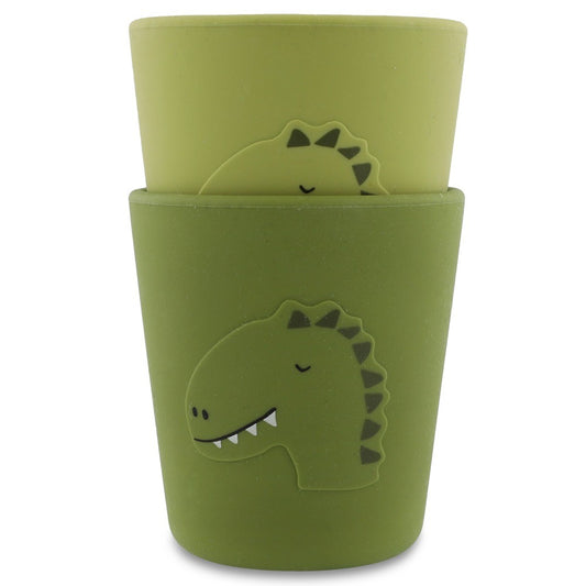 Silicone Cups, 2-Pack - Mr. Dino