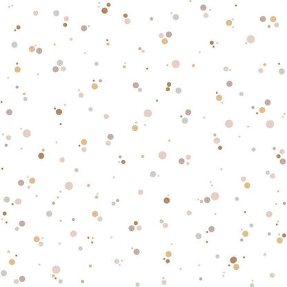 Simple Dots Minimini Wallpaper - Cinnamon And Powder Pink
