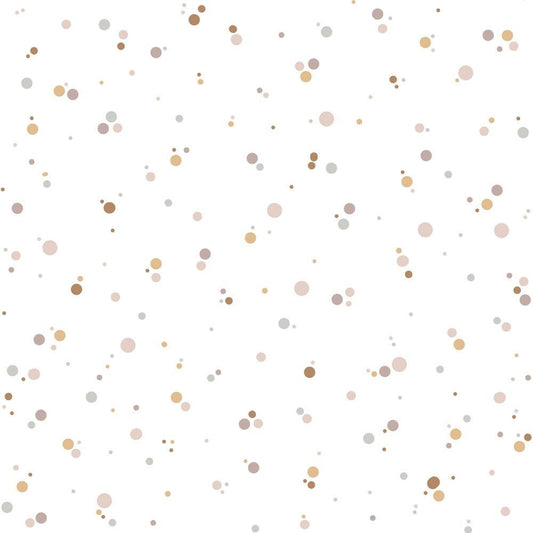 Simple Dots Minimini Wallpaper - Cinnamon And Powder Pink