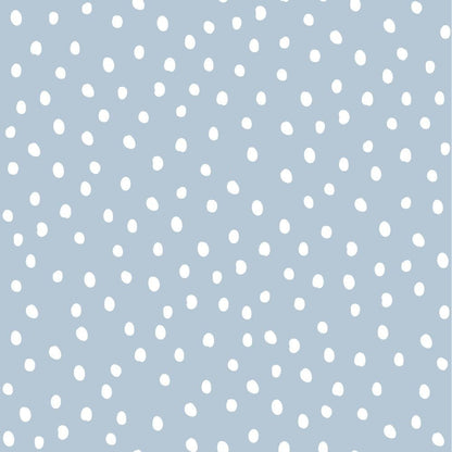 Simple Irregular Dots Wallpaper - Light Blue