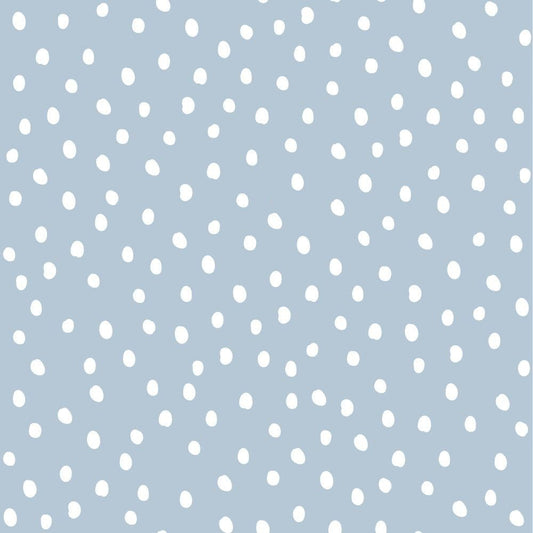 Simple Irregular Dots Wallpaper - Light Blue