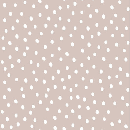 Simple Irregular Dots Wallpaper - Powder Pink And White
