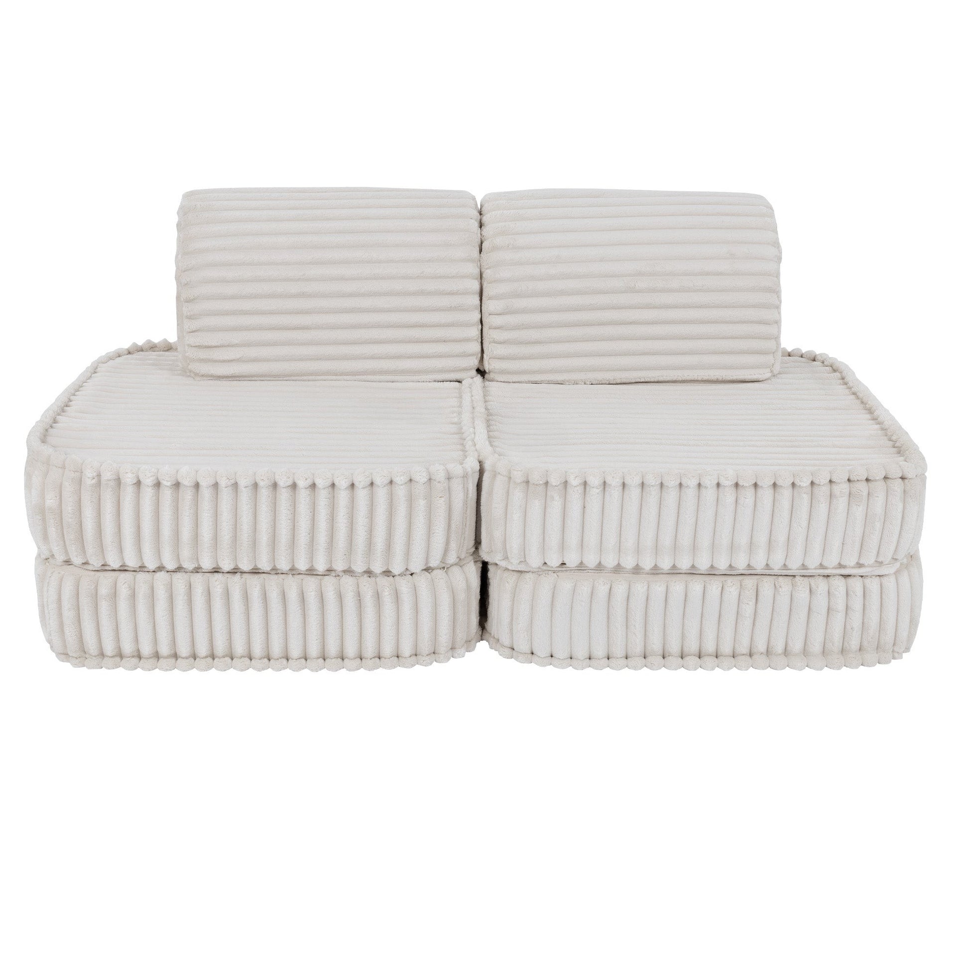 Small Modular Sofa for Kids - Churros White