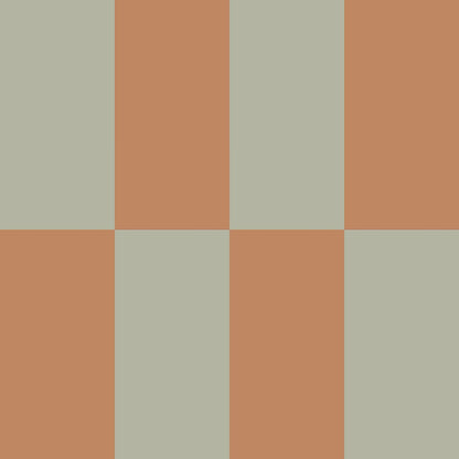 Stripes Green Brown Upside Down Wallpaper